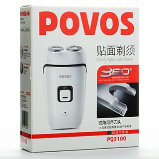 EUR € 32.34   Povos dual head ricaricabile rasoio elettrico rotativo