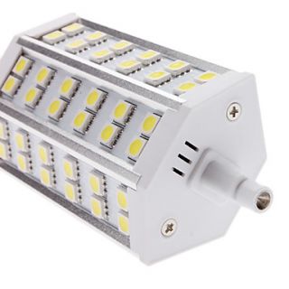 R7s 7W 36x5050 SMD 480 540lm 6000 6500K naturligt vitt ljus ledde majs