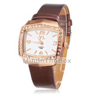 USD $ 4.39   Brown shinning Fashion Womens Wrist Watch,