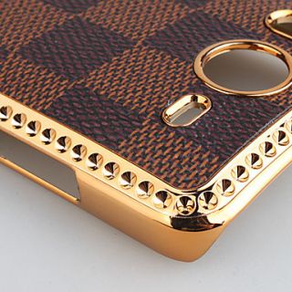 USD $ 4.39   Grid Style Electroplating Protective Case for HTC Desire