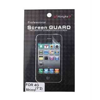 USD $ 1.39   Screen Guard Protector + Cleaning Cloth for iPhone 4 (2