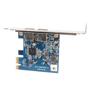 EUR € 22.44   2 porte USB 3.0 PCI E Card, Gadget a Spedizione