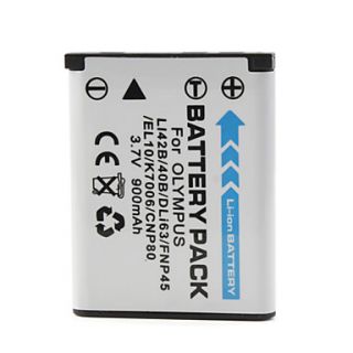 USD $ 6.49   900mAh Camera Battery Pack for Olympus FE 20 and More