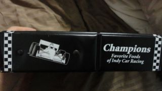 Champions Favorite Foods of Indy Car Racing 1993 Mint