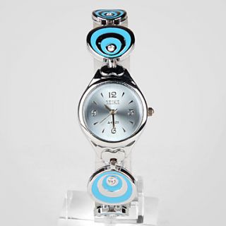 EUR € 5.42   Frauen Legierung Analog Quarz Armband Uhr (verschiedene