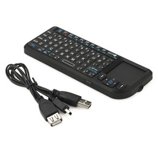 USD $ 43.99   Portable Multimedia Remote Keyboard and Touchpad