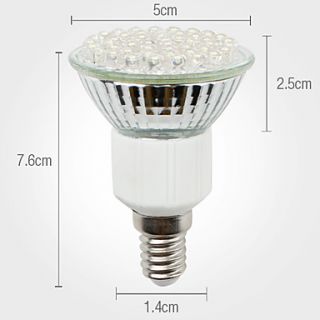 EUR € 5.79   E14 48 LED Varmvit 150lm 2.5W plats glödlampor (220