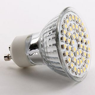 EUR € 3.95   gu10 3w 48x3528 SMD 120 150LM 2800 3200K bianco caldo