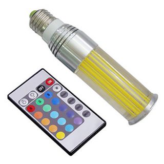 USD $ 46.79   E27 3W 180 200LM 16 Colors RGB Light LED Candle Bulb