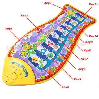  Fish Animal Mat Touch Kick Play Fun Toy for Kid Baby Child Gift