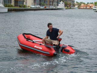 Saturn Inflatable Boat with slatted floor SS260. Click on image to