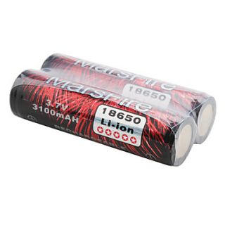 USD $ 21.49   MarsFire 18650 3.7V 3100mAh Rechargeable Li ion