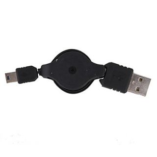 EUR € 3.49   Retractable USB auf Mini USB Datenkabel (74cm Länge