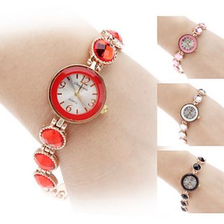 EUR € 5.51   vrouwen legering analoge quartz horloge armband (goud
