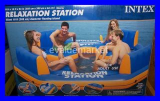 Intex Inflatable Lake Float Party Island Water Raft New
