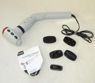 Homedics Infrared Heat Body Massager Handheld w/ Attachments Model IR
