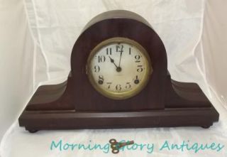 Antique Ingraham Mantle Clock Strike Bell