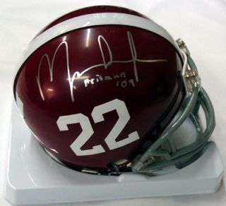 Mark Ingram Autographed Signed Alabama Mini Helmet Heisman RookieGraph