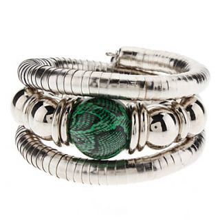 EUR € 5.51   The Green Eye Snakeskin grano Bracciale Lega, Gadget a