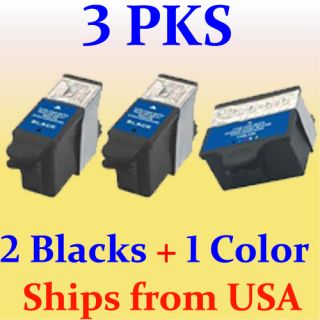 3pks Ink Inkjet Cartridge for Kodak ESP 3250 5210 5250 6150 7250 9250