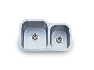 Pelican Sinks PL 803 27 1 8 Stainless Steel Undermount Double Bowl