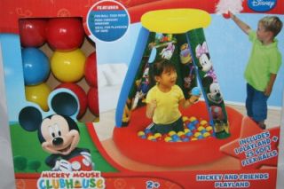 New Disney Mickey Mouse Inflatable Ball Pit Tent Mickey and Friends