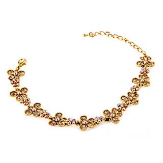 EUR € 7.53   Rosa de Ouro bracelete de cristal colorido, Frete