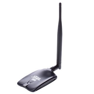 1000mW 54Mbps Wirelss Wifi USB Adapter with 38DBI Antenna (Supports