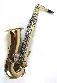 Vintage CG Conn Alto Sax Saxophone Instrument with Case