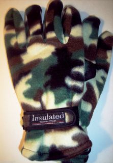 Men’s Thermo Wear Fleece Camo Insulated Lined Thermal Winter
