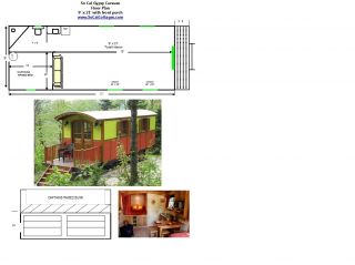 21 Mobile Guest House Cottage Trailer Caravan Ideal Rental Unit w