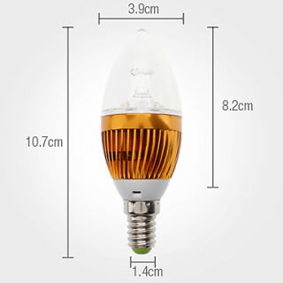 EUR € 7.53   E14 3W 270 290LM 2800 3300K lumière blanche chaude