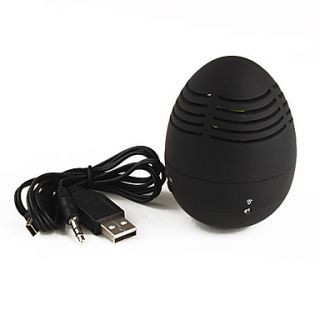 USD $ 11.57   Mini USB Egg Sphere Speaker (Black),