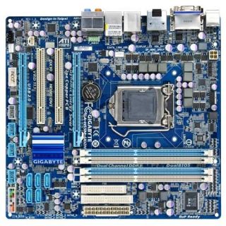 Gigabyte GA H55M UD2H Intel H55 LGA 1156 Micro ATX Intel Motherboard