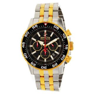 New Mens Invicta 1471 Ocean Master Swiss Automatic Two Tone Mens Watch