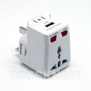 International Universal AC Travel Electrical Power Plug Adapter with