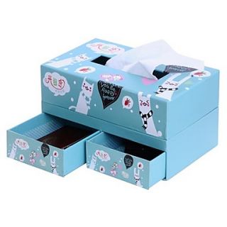USD $ 15.59   Multifunction Storage Box and Paper Holder (Blue),