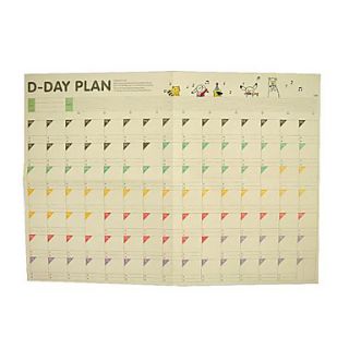 USD $ 1.59   100 day Countdown Plan Worksheet,