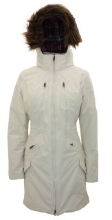 New North Face Womens Insulated Sumiko Jacket Parka White Sz M