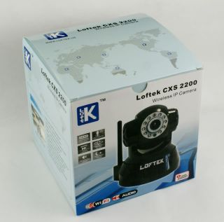 New Loftek Wireless IP Network Camera Cam Internet IR