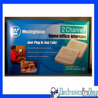 Westinghouse Whi 2c 2 Channel Home Office Baby Child Intercom System