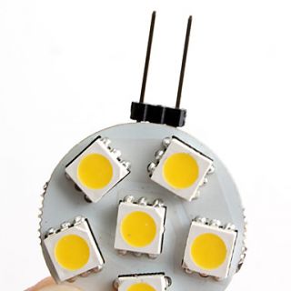 G4 2 2.5W 6x5050 SMD 60 70LM 2800 3200K Warm White Light LED Spot Bulb