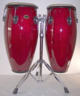 pair of congas with stand as pictured see our other world instruments