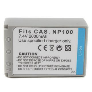 EUR € 13.61   2000mAh batteria fotocamera NP 100 per Casio Exilim