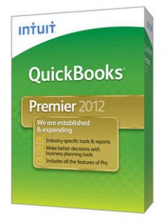 Intuit QuickBooks Premier 2012 New Retail Box