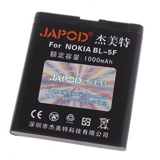 japod bp 5f sostituzione 1000mAh Li ion per Nokia 6210s/e65/n93i/6290