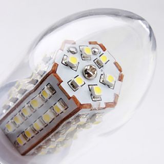 E14 66x3528 SMD 3 3.5W 150 200lm 6000 6500K naturligt hvidt lys førte