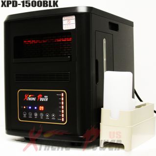 XPD 1500W Space Quartz Infrared Heater Humidifier Plasma Inverter Air