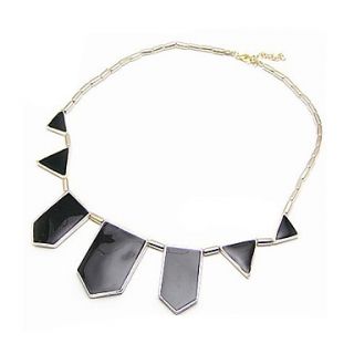 EUR € 6.61   Zwarte geometrische vormige Alloy ketting, Gratis