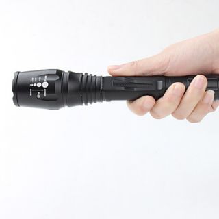 SA T68 Focus Adjustable Zoom 5 Mode Cree XM L T6 LED Flashlight with